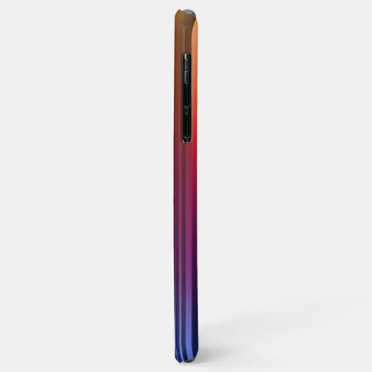 Gestreepte Gradiënt  Case-Mate iPhone Case (Achterkant/links)