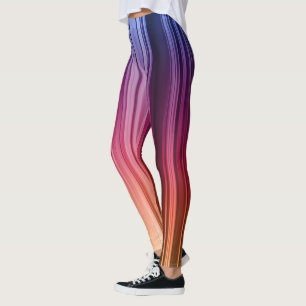 Gestreepte Gradiënt Leggings