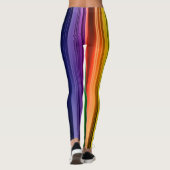 Gestreepte Gradiënt Leggings (Achterkant)