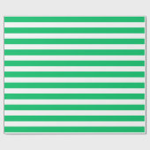 Gestreepte groene kleur cadeaupapier (Vlak)