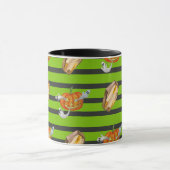 Gestreepte Halloween Mok (Midden)