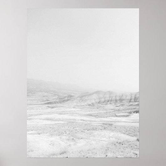 gestreepte heuvelheuvels, naar links geslepen poster (Voorkant)