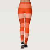 Gestreepte Hippie Leggings - Boho Yoga Festival Kl (Achterkant)