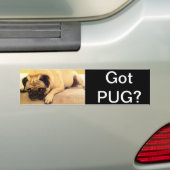 Gestreepte hommelsticker bumpersticker (Op auto)