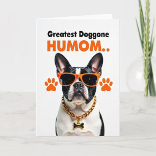 Gestreepte Hond Portretkaart Kaart