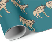 Gestreepte hyena's cadeaupapier (Rol Hoek)