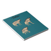 Gestreepte hyena's notitieblok (Schuin)