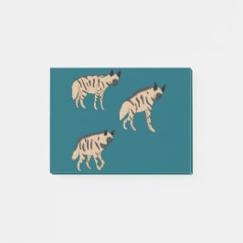 Gestreepte hyena's post-it® notes
