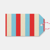 Gestreepte ijslolly gepersonaliseerde cadeau Label Cadeaulabel (Voorkant (Horizontaal))