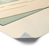 Gestreepte Kat Badkamer Print Ukiyo-e Japanse Muur (Hoek)