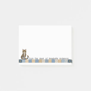 Gestreepte Kat Dekbed Personaliseer Post-it® Notes