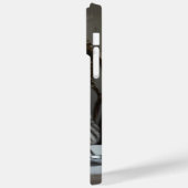 Gestreepte Kat Genieten Beker Noedels Case-Mate iPhone Case (Achterkant / Links)