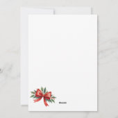 Gestreepte katten in preppy winterkleding en hoed  feestdagenkaart (Achterkant)