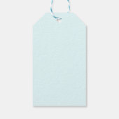 Gestreepte katten praten met vogels cadeaulabel (Achterkant)