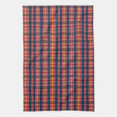 Gestreepte Keukenhanddoek met Plaid Patroon (Verticaal)
