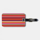 gestreepte kleuren bevestigen bagagelabel (Achterkant horizontaal)