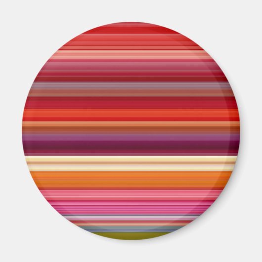 gestreepte kleuren bevestigen magneet (Voorkant)