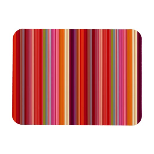 gestreepte kleuren bevestigen magneet (Horizontaal)