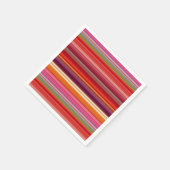gestreepte kleuren bevestigen servet (Hoek)