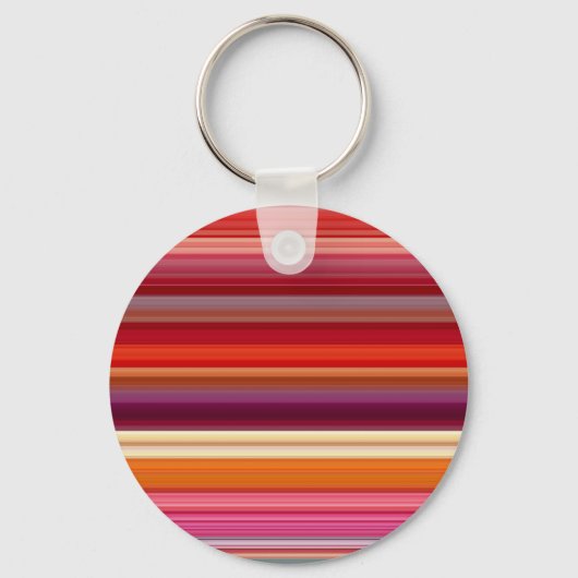 gestreepte kleuren bevestigen sleutelhanger (Voorkant)