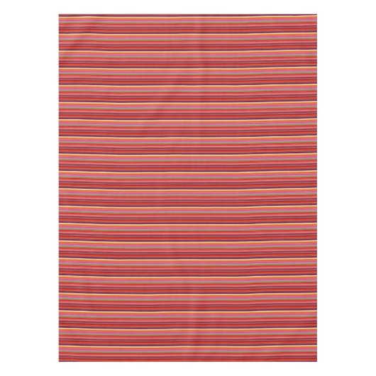  gestreepte kleuren bevestigen tafelkleed (Voorkant)