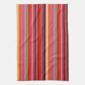 gestreepte kleuren bevestigen theedoek (Verticaal)
