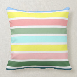 Gestreepte kleuren van Bermuda Kussen