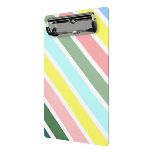 Gestreepte kleuren van Bermuda Mini Klembord (Angled2)