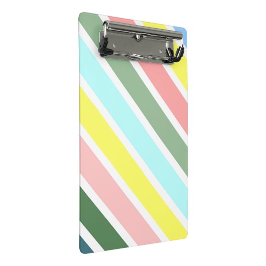 Gestreepte kleuren van Bermuda Mini Klembord (Schuin)