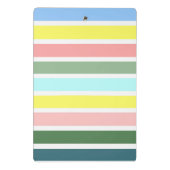 Gestreepte kleuren van Bermuda Mini Klembord (Achterkant)