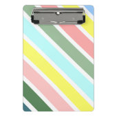 Gestreepte kleuren van Bermuda Mini Klembord (Voorkant)