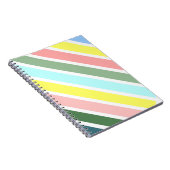 Gestreepte kleuren van Bermuda Notitieboek (Rechterzijde)