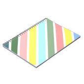 Gestreepte kleuren van Bermuda Notitieboek (Linkerzijde)