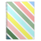 Gestreepte kleuren van Bermuda Notitieboek (Voorkant)