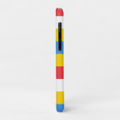 Gestreepte kleuren van de Arubaanse vlag Case-Mate iPhone Case (Achterkant/links)