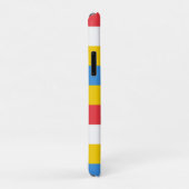 Gestreepte kleuren van de vlag van Aruba Case-Mate iPhone Case (Achterkant/rechts)