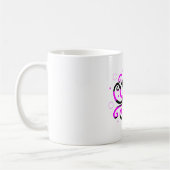 Gestreepte koffiebeker koffiemok (Links)