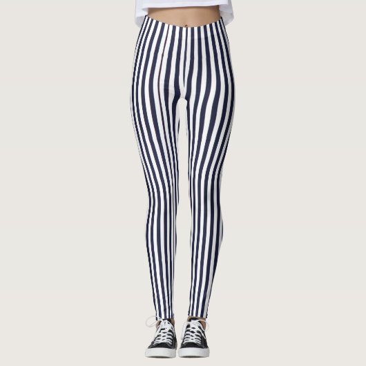 gestreepte legging (Voorkant)