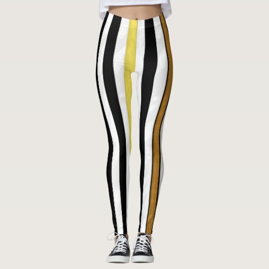 Gestreepte Leggings (Voorkant)