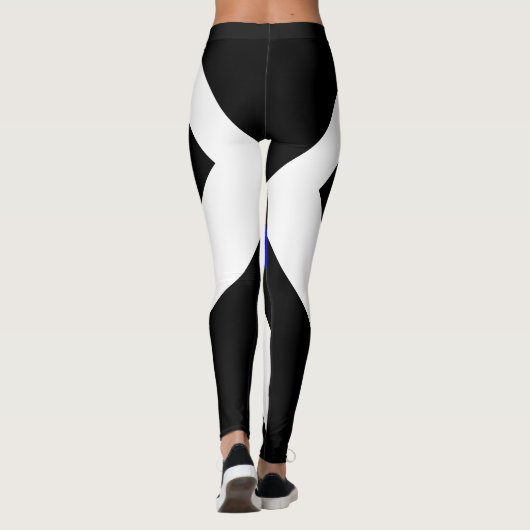 Gestreepte Leggings (Achterkant)