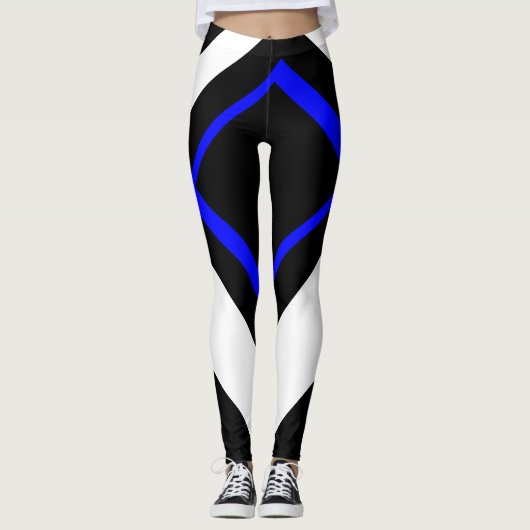 Gestreepte Leggings (Voorkant)