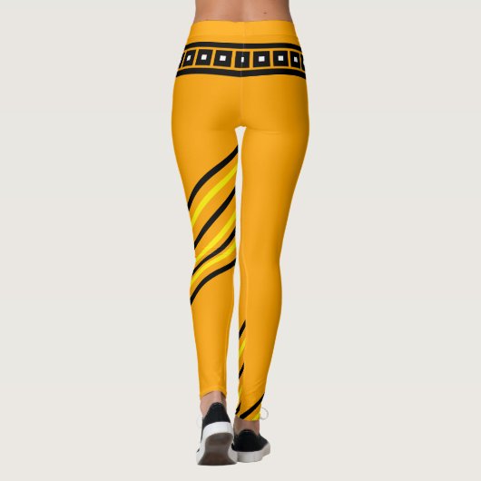 Gestreepte Leggings (Achterkant)