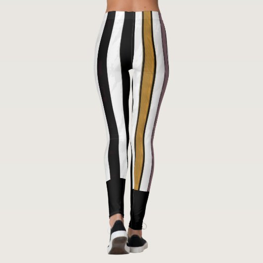 Gestreepte Leggings (Achterkant)