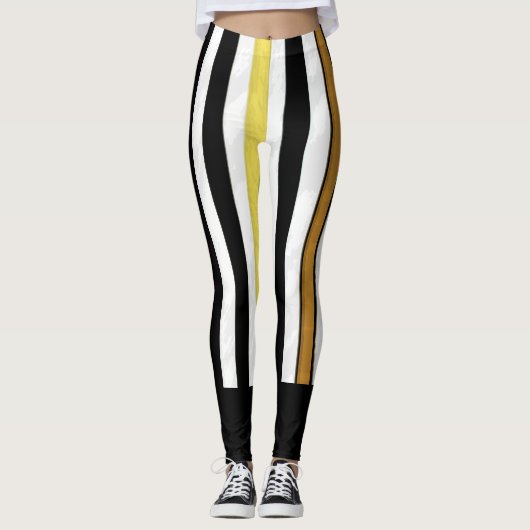 Gestreepte Leggings (Voorkant)