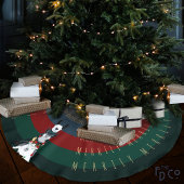 Gestreepte Leuke Ezel Llama Schaap  woorden Kerstboom Rok