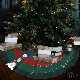 Gestreepte Leuke Ezel Llama Schaap  woorden Kerstboom Rok