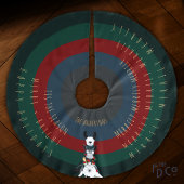 Gestreepte Leuke Ezel Llama Schaap  woorden Kerstboom Rok