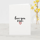 Gestreepte Liefde Voor Jou Moeder Kaart (Gele Bloem)