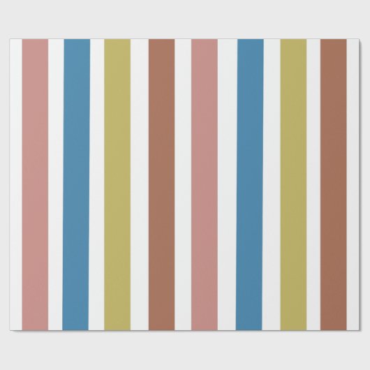 Gestreepte lijnen cadeaupapier (Vlak)