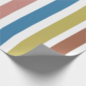 Gestreepte lijnen cadeaupapier (Hoek)